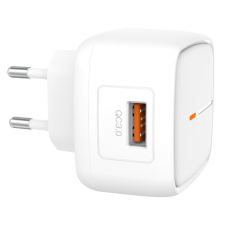 XO USB XO L59 QC 3.0 18W USB, Hálózati gyorstöltő, fehér mobiltelefon kellék