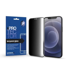 xPRO 128858 iPhone 15 Pro Max Tempered Glass 0.33 Full 3D FG PRIVACY üveg kijelzővédő fólia mobiltelefon kellék