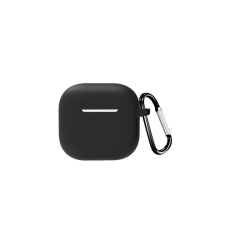 xPRO Apple Airpods 4 szilikon tok fekete fülhallgató, fejhallgató tok