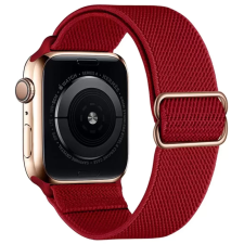 xPRO Apple Watch szövet körpánt Piros 38mm/40mm/41mm okosóra kellék