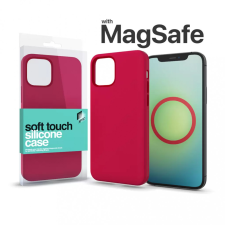 xPRO MagSafe rögzítésű Soft Touch Szilikon tok Apple Iphone 13 Pro készülékhez - piros tok és táska