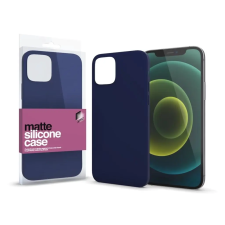 xPRO Matte ultravékony szilikon tok iPhone 17 Pro sötétkék tok és táska