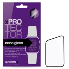 xPRO Nano Glass kijelzővédő Apple Watch S10 42mm fekete okosóra kellék