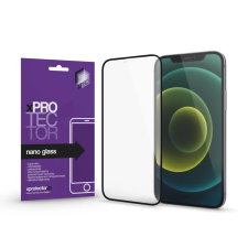 xPRO ™ Nano Glass kijelzővédő fekete kerettel Apple iPhone 16 Pro Max készülékhez tok és táska
