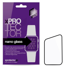 xPRO ™ Nano Glass kijelzővédő fekete kerettel Apple Watch S10 46mm készülékhez okosóra kellék