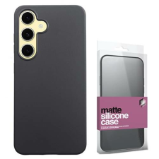 xPRO Samsung Galaxy S24 FE, Xpro szilikon védő tok, Matt, Fekete tok és táska