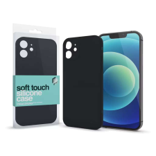 xPRO ™ Soft Touch szilikon tok Slim Fekete Apple iPhone 12 készülékhez tok és táska