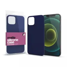 xPRO Szilikon matte tok ultra vékony sötétkék Apple iPhone 13 Pro készülékhez tok és táska