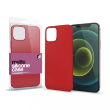 xPRO Szilikon matte tok ultravékony korallpiros Apple iPhone 15 Pro Max készülékhez tok és táska