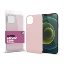 xPRO Szilikon matte tok ultravékony Púder pink Apple iPhone 12 Pro Max készülékhez tok és táska