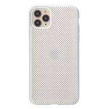 xPRO tector Breathing Silicone Case fehér Apple Iphone 11 Pro Max készülékhez tok és táska