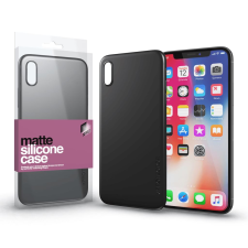 xPRO tector Matte Apple iPhone X szilikon hátlaptok fekete (114420) (x114420) tok és táska