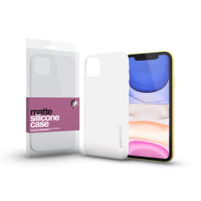 xPRO tector Szilikon matte tok ultra vékony opál fehér Apple iPhone 12 Mini készülékhez tok és táska