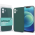 Xprotector Apple iPhone 13, Szilikon tok, Xprotector Soft Touch Slim, sötétzöld (XP124675)