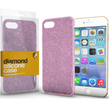 Xprotector Apple iPhone 14 Plus, Szilikon tok, csillogó, Xprotector Diamond, rózsaszín tok és táska