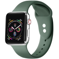 Xprotector Apple Watch 4-6, SE, SE (2022) (38 / 40 mm) / Watch 7-9 (41 mm), szilikon pótszíj, állítható, két lyukas rögzítés, Xprotector, zöld okosóra kellék