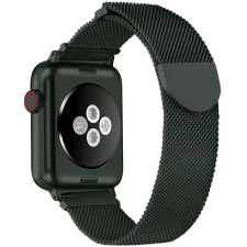 Xprotector Apple Watch 4-6, SE, SE (2022) (42 / 44 mm) / Watch 7-9 (45 mm) / Watch Ultra 1-2 (49 mm), fém pótszíj, milánói stílus, 2 részes, Xprotector, fekete okosóra kellék