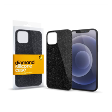 Xprotector Diamond szilikon hátlap tok, Apple iPhone 13 Pro Max, fekete tok és táska