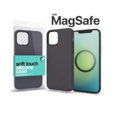 Xprotector MagSafe rögzítésű Soft Touch Szilikon tok Apple iPhone 15, éjfekete tok és táska