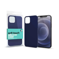 Xprotector Soft Touch szilikon tok, Apple iPhone 14 Pro, sötétkék tok és táska