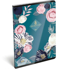  XRCise Look exkluzív kockás füzet - A5- FOUR virágos füzet