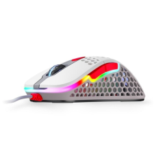 Xtrfy M4 RGB Retro gamer egér (fehér-piros) egér