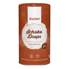 Xucker Whole milk chocolate drops 200 g reform élelmiszer