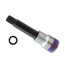  XZN (spline) bitfej 1/2&quot; hosszú M12 dugókulcs