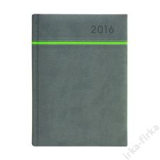  Y035 Young álló zsebnaptár - Szürke-Zöld naptár, kalendárium
