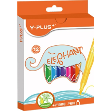 Y-PLUS Rostirón Y-Plus + Elefánt 12 db-os klt. normál végű filctoll, marker