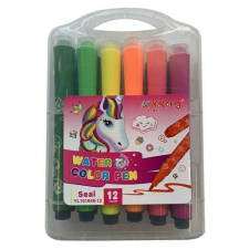 Yalong Stationery Yalong nyomdás végű filctoll készlet - 12 darabos filctoll, marker