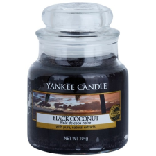  Yankee Candle Black Coconut illatos gyertya  104 g Classic kis méret kozmetikai ajándékcsomag