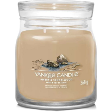 Yankee candle Signature 2 kanóc Amber & Sandalwood 368 g gyertya