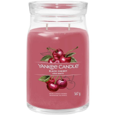 Yankee candle Signature üveg 2 kanóc Black Cherry 567 g gyertya