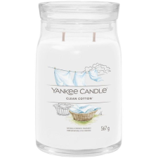  YANKEE CANDLE Signature üveg 2 kanóc Clean Cotton 567 g (5038581128740) gyertya