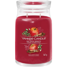 Yankee candle Signature üveg 2 kanóc Red Apple Wreath 567 g gyertya