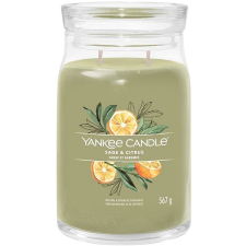 Yankee candle Signature üveg 2 kanóc Sage & Citrus 567 g gyertya