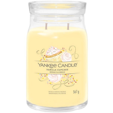 Yankee candle Signature üveg 2 kanóc Vanilla Cupcake 567 g gyertya