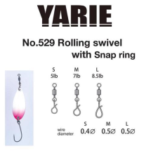  Yarie 529 Fast Snapring L 8,5lb forgókapocs horgászkiegészítő