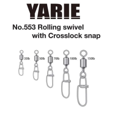  Yarie 553 Crosslock Snap 100LB forgókapocs horgászkiegészítő