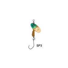  Yarie 672 Blender 2.1gr SP3 Green/Gold körforgó csali