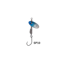 Yarie 672 Blender 3.5gr SP10 Blue Silver körforgó csali