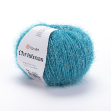 YarnArt CHRISTMAS, 50g - Türkiz kék 04 rövidáru