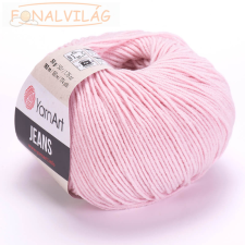  Yarnart JEANS - Halvány rózsaszín - 018 rövidáru
