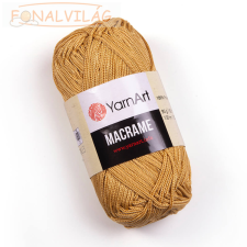 Yarnart MAKRAMÉ, 2mm - Okker - 155 rövidáru