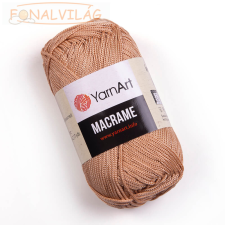 Yarnart MAKRAMÉ, 2mm - Púder - 131 rövidáru