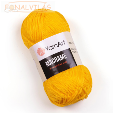 Yarnart MAKRAMÉ, 2mm - Sárga - 142 rövidáru