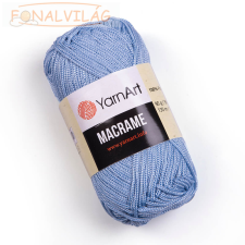 Yarnart MAKRAMÉ, 2mm - Világos kék - 133 rövidáru