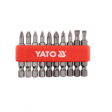 Yato Bithegy készlet 50mm 10 részes (5-6-PH1-PH2-PZ1-PZ2) bitfej készlet