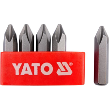 Yato Bithegy készlet PH2 5 részes 36 mm (YT-2800, YT-2801 behajtóhoz) CrV bitfej készlet